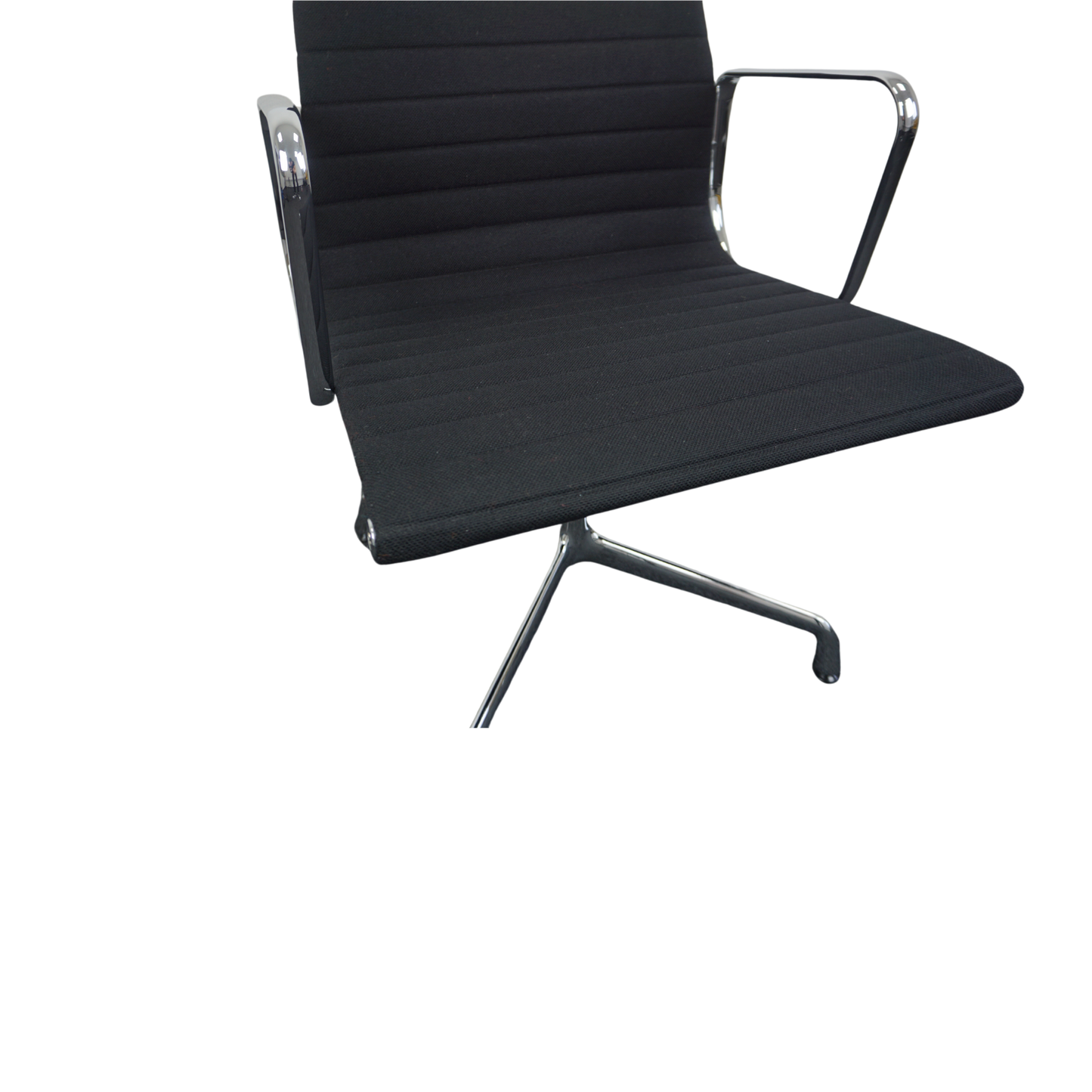 Vitra EA 108 Design Stoel | Vergaderstoel | Zwart |  Hopsak