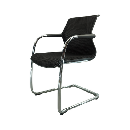 Vitra Unix Vergaderstoel | Conferentiestoel | Zwart