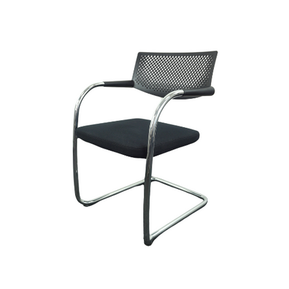 Vitra Visavis Vergaderstoel | Design Conferentiestoel | Zwart