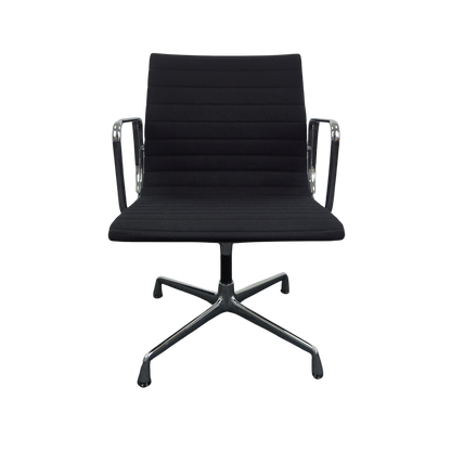 Vitra EA 108 Design Stoel | Vergaderstoel | Zwart |  Hopsak