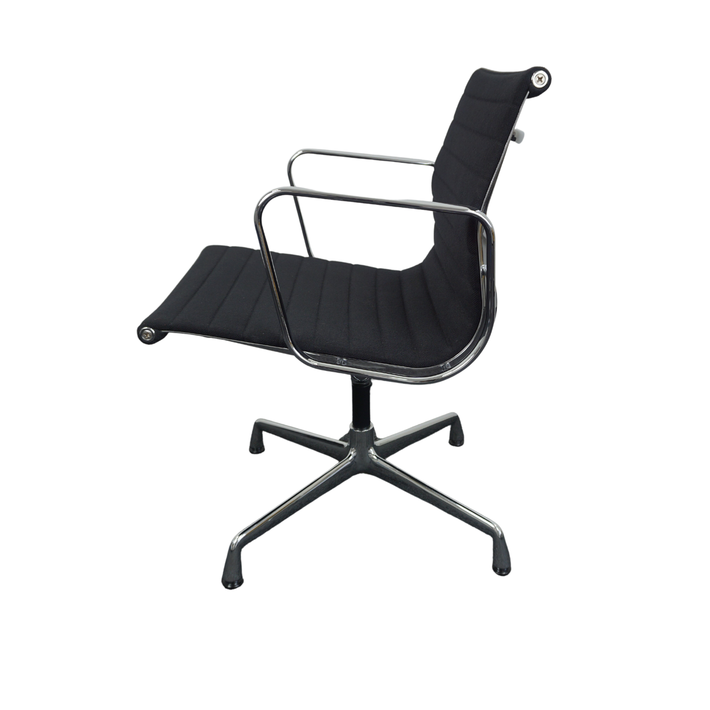 Vitra EA 108 Design Stoel | Vergaderstoel | Zwart |  Hopsak