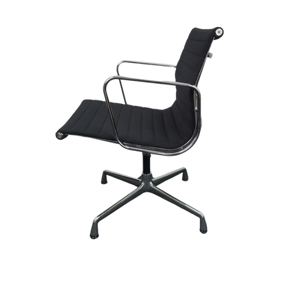 Vitra EA 108 Design Stoel | Vergaderstoel | Zwart |  Hopsak
