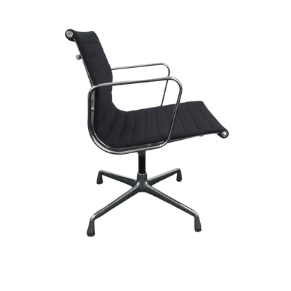 Vitra EA 108 Design Stoel | Vergaderstoel | Zwart |  Hopsak