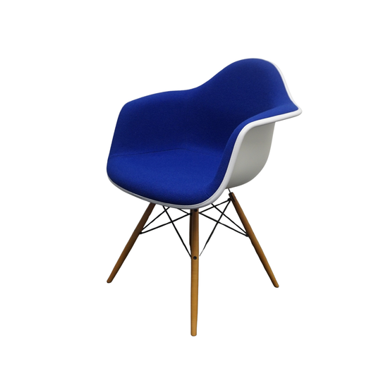 Vitra Eames DAW Design Stoel | Kobalt Blauw