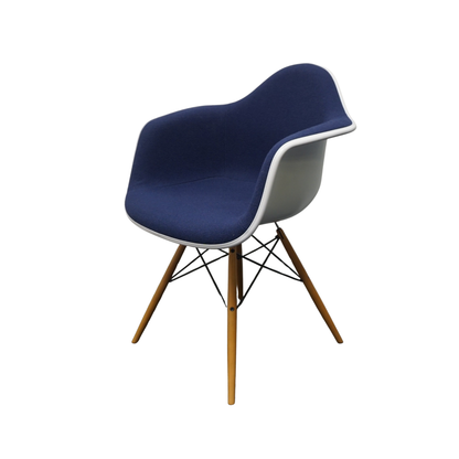 Vitra Eames DAW Design Stoel | Blauw / Wit