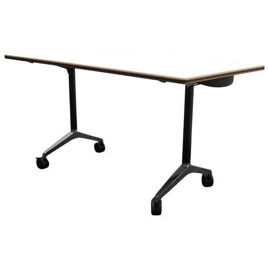 Wilkhahn Timetable Klaptafel | Verrijdbaar | 140 x 70 cm