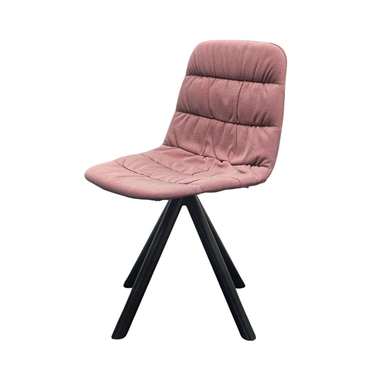 Viccarbe Maarten Soft Upholstery Design Stoel | Roze Gemeleerd