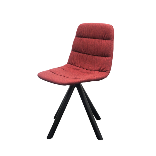 Viccarbe Maarten Soft Upholstery Design Stoel | Bordeauxrood