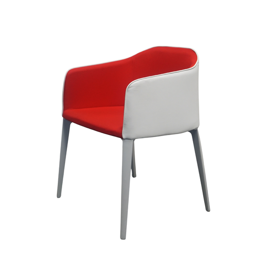 Pedrali Laja 885 Design Stoel | Wit / Rood