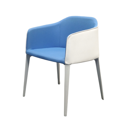 Pedrali Laja 885 Design Stoel | Wit / Blauw