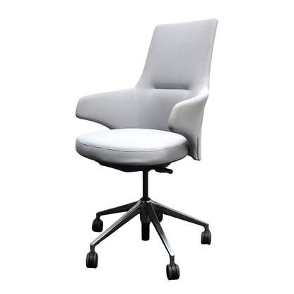 Coalesse Massaud Mid Back Vergaderstoel | Lichtgrijs