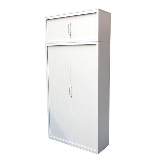 Steelcase Roldeurkast | Archiefkast | 197/52 x 120 x 43 cm | Wit