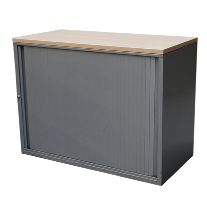 Roldeurkast | Archiefkast | 76 x 100 x 45 cm | Grijs