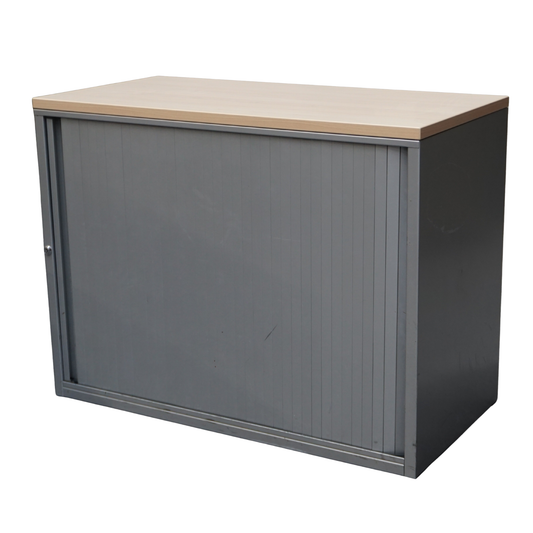 Roldeurkast | Archiefkast | 76 x 100 x 45 cm | Grijs