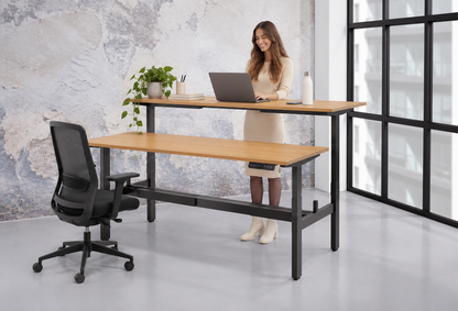 Zit-Sta Duo Bureau Elektrisch WPD | 140x80 cm