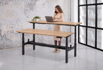 Zit-Sta Duo Bureau Elektrisch WPD | 140x80 cm