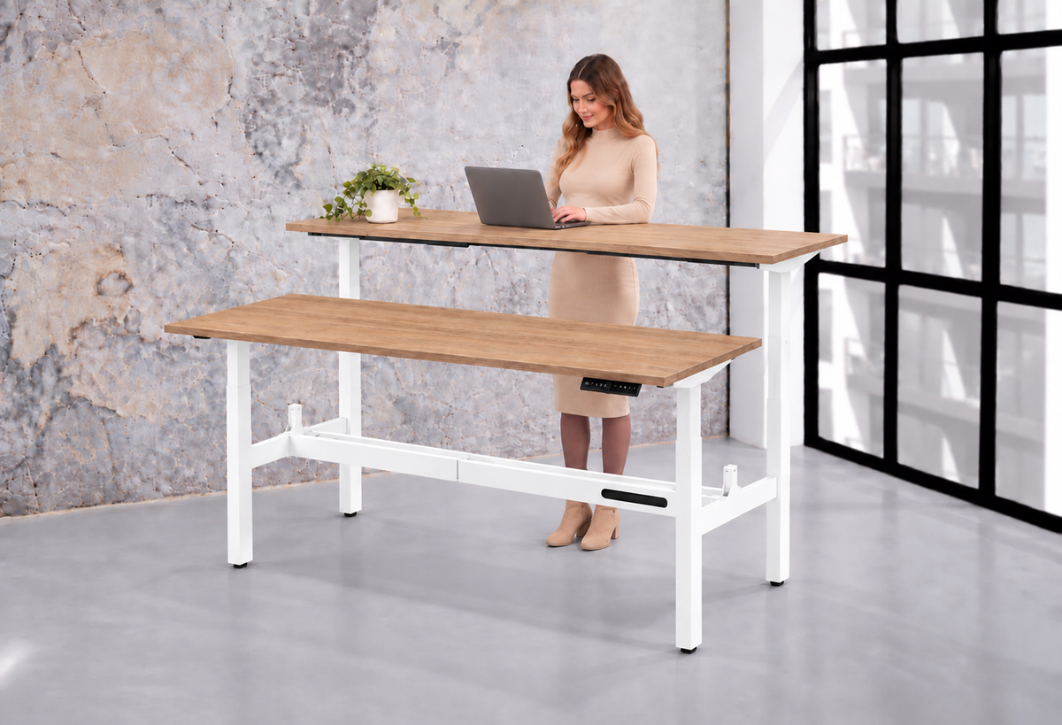 Zit-Sta Duo Bureau Elektrisch WPD | 140x80 cm