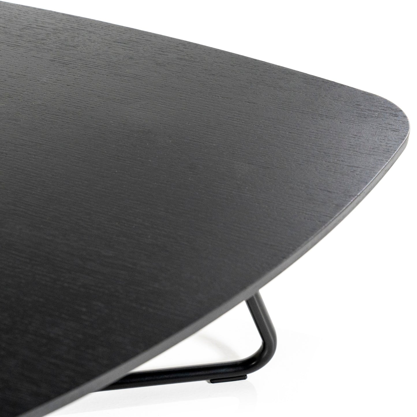 Bijzettafel Carré | Zwart Eiken | 85 x 36 cm