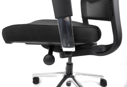RMOffice Mila Manager Bureaustoel | Hoofdsteun | Zwart
