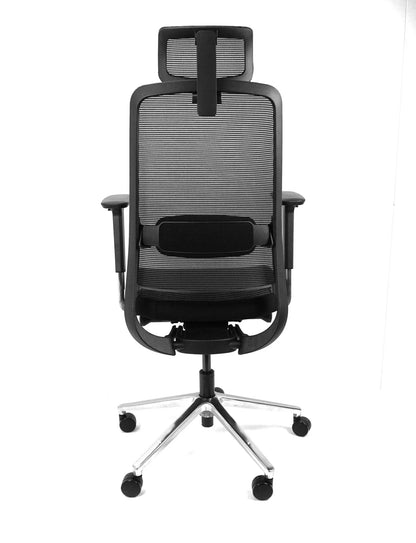 RMOffice Mila Manager Bureaustoel | Hoofdsteun | Zwart