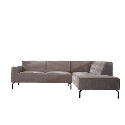 Loungebank Kansas | Hoekbank | Ribstof | Leverbaar in Diverse Kleuren
