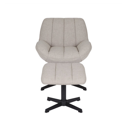 Fauteuil Santa + Hocker | Leverbaar in Diverse Kleuren