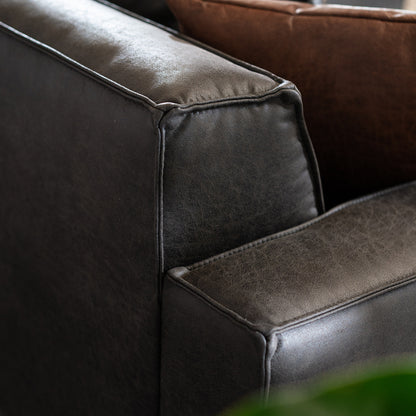 Loungebank Kansas | Hoekbank | Eco-Leder | Leverbaar in Diverse Kleuren