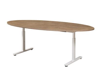 Vergadertafel Easy | Ellips | Hoogte verstelbaar | 220 x 110 cm