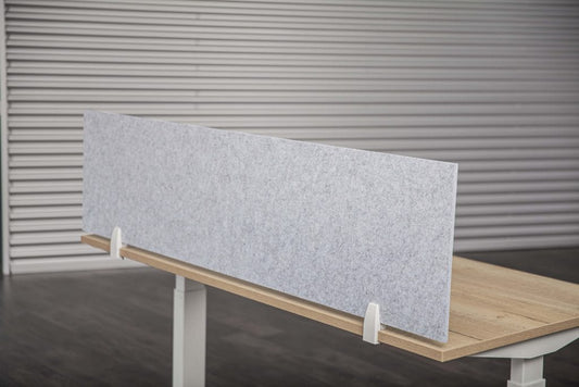 Akoestisch Opzetscherm | 9 mm | Hoogte 590 mm | Bevestiging Aluminium