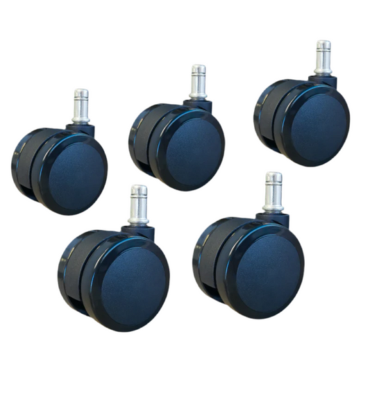 Softwielen | 5 Stuks | Zwart